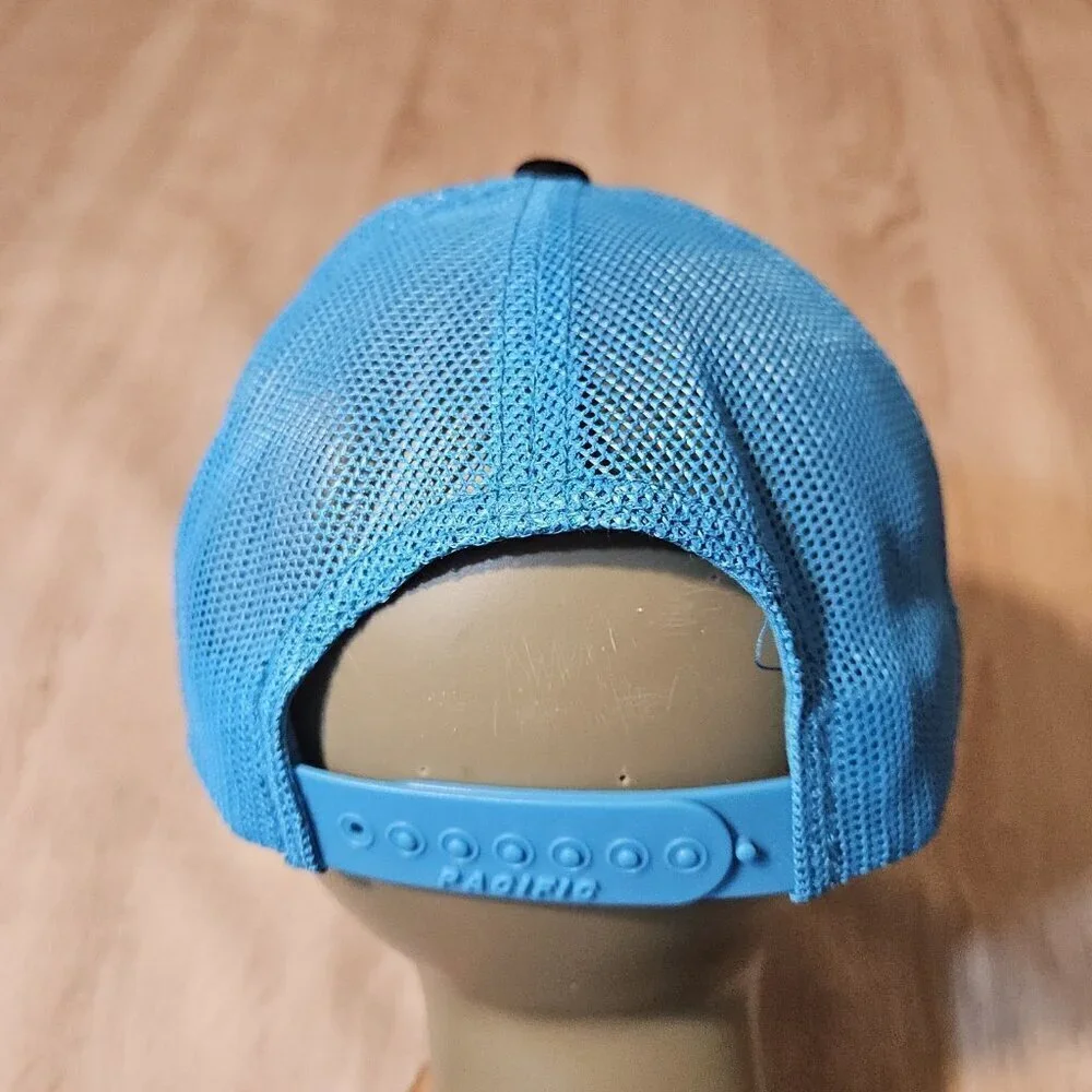 Jim Rash Inc Watermelons Blue Black Snapback Mesh Trucker Hat Cap